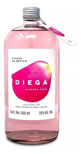 Ginebra Diega Rosada 950 Ml