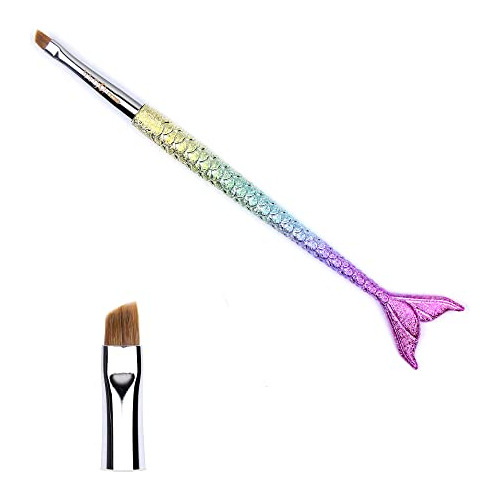 Cepillo Angular Whats Up Nails Mermaid #3 Para Limpiar Cutis