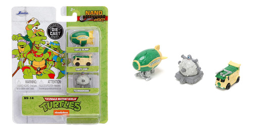 Teenage Mutant Ninja Turtles 1.65  Paquete De 3 Autos Fundi.