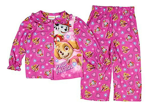 Paw Patrol - Conjunto De Pijama De Franela Para Bebés Y Niño