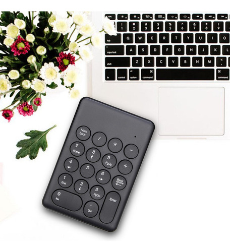 Portátil 18 Teclas 2.4g Teclado Preto A Preto A 9x13,6cm