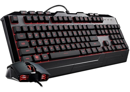 Combo Gamer Teclado Y Mouse Cooler Master Mecanico 7 Colores