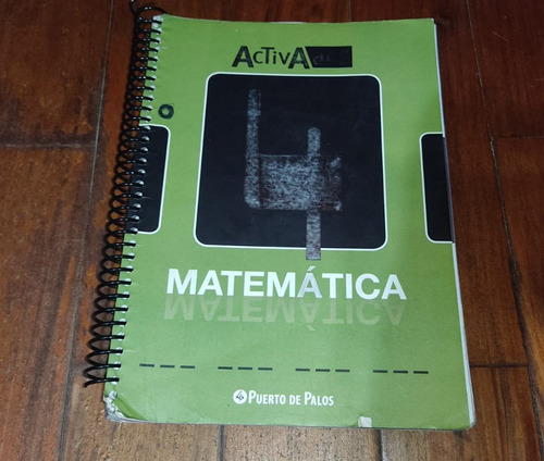  Matematica 4 Puerto De Palos Activados- Usado Como Nuevo