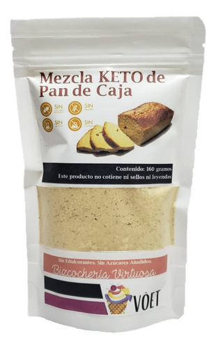 Mezcla Keto En Polvo Para Preparar Pan De Caja