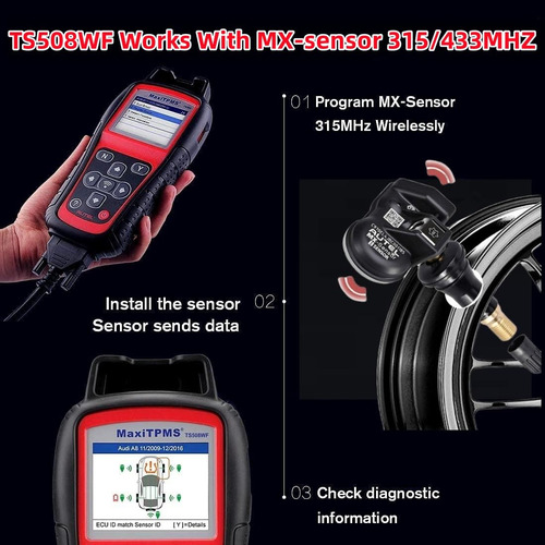 Autel Maxitpms Ts508wf Kit 2025 Wifi Ver Herramienta De