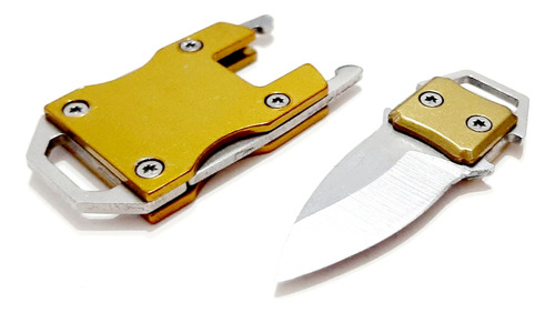 Cuchillo Oculto Mini Llavero Broche Transformer Pequeño Chic