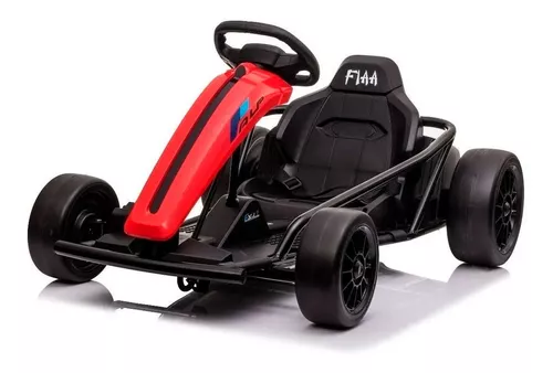 Mini Carrinho Infantil Estilo Kart Drift Elétrico Vermelho