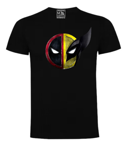 Polera Estampada - Deadpool X Wolwerine - Comics - 281