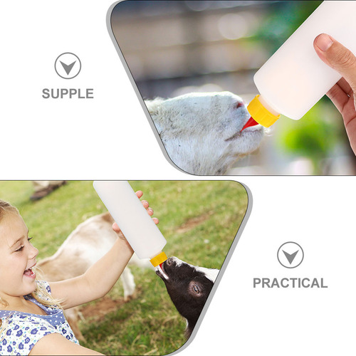 2 Juegos De Biberones Para Terneros De Cabra, Leche Para Ani
