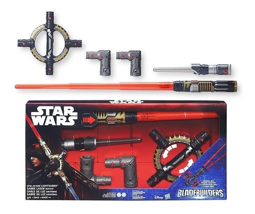 Star Wars Sable Espada Lightsaber Giratorio Con Luz Hasbro