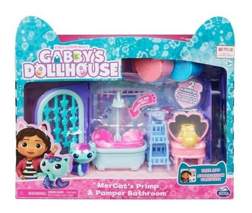 Casa De Muñecas Gabbys Dollhouse Set Ambientes Con Figuras 