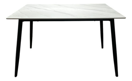 Mesa De Comedor Bulnes Neolith 120x80cm Neolith Negro