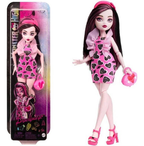 Draculaura Monster High Muñeca Con Accesorios - Mattel