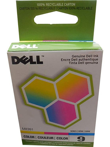 Dell Y Los Accesorios Impresora Mk991 Serie 9 Color Cartucho