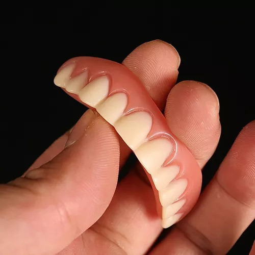 // Carillas Superiores E Inferiores De Silicona Para