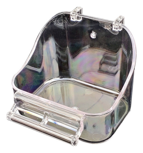 Caja De Baño (t), Accesorio Para Jaula De Baño Para Loros, T