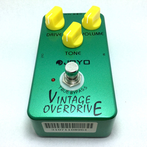 . Pedal De Efecto Joyo Vintage Overdrive Jf-01 Verde