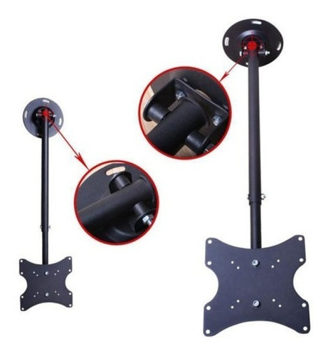 Imagen 4 de 5 de 17 -37 Giratorio Lcd Led Plasma Techo Techo Tv Soporte Tele