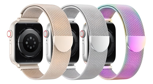 Correas De Malla Loop Para Apple Watch 38-49 Mm, Series Se