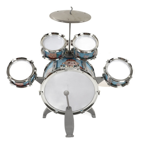 Set De Batería Para Niños Jazz 7 Drums Loud Sound, Kit Compa