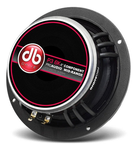 Set De Medios Db Drive P3 6k 6.5 175 Watts Rms 8 Ohms Open
