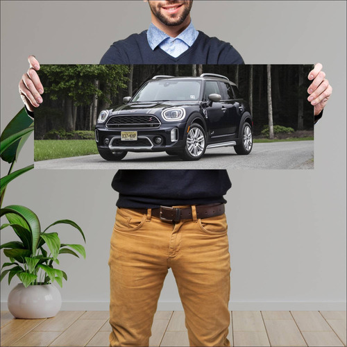 Cuadro 30x80cm Auto 2021 Mini Cooper S Countryma 418