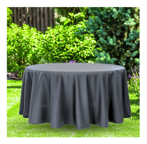 10 Manteles Redondos De Color 2.90 Diámetro Piezas Gris Oxford Mantel Redondo