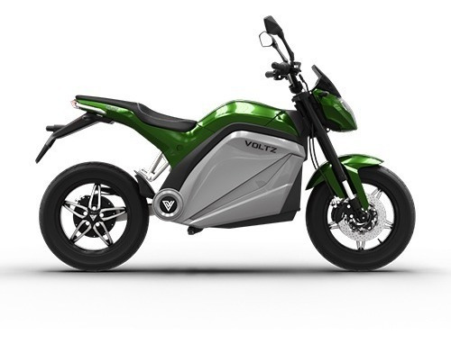 Imagem 2 de 12 de Moto Elétrica Evs Voltz Motors Verde - Uma Bateria