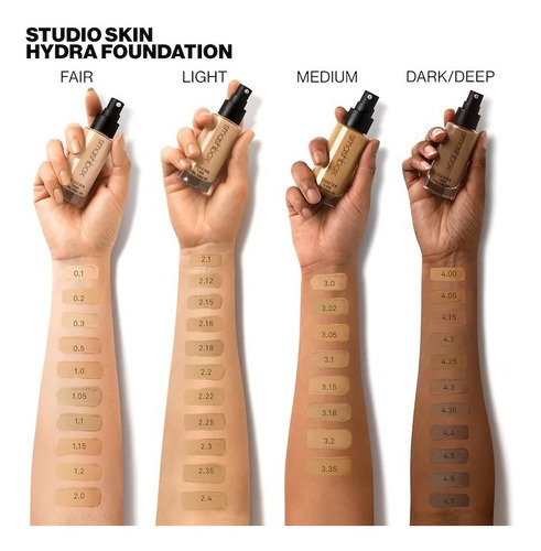 Smashbox Studio Skin 24 Horas Hydra Foundation 30 Ml Tono 2.22