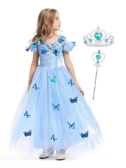 Vestido Cenicienta Para Nina Hermoso | MercadoLibre 📦 Vestido Cenicienta Para Nina Hermoso | MercadoLibre 📦