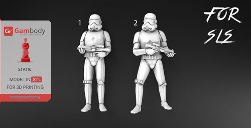  Archivo Stl Impresión 3d - Star Wars Storm Trooper Gambody