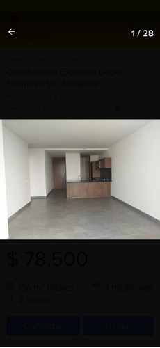 Increible Departamento Piso 25 Begrand Reforma 3 Recs 3 Baño Excelente Inversion. Oportunidad!!!