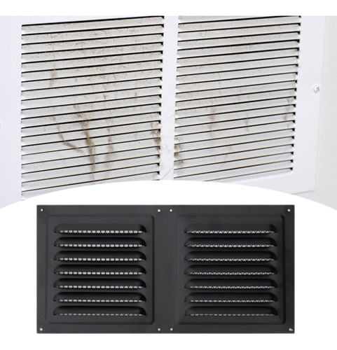 Encuaderna De Ventilación Velogra, Resistente Negro