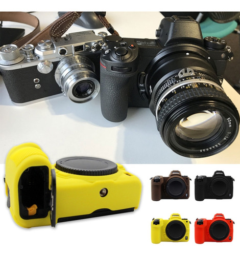 Black Puluz Soft Silicone Protective Case For Nikon Z6 / Z7