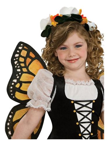 Disfraz Infantil De Mariposa Monarca Para Niña