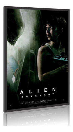 Pôster Quadro Filme Alien Covenant M3 60x90