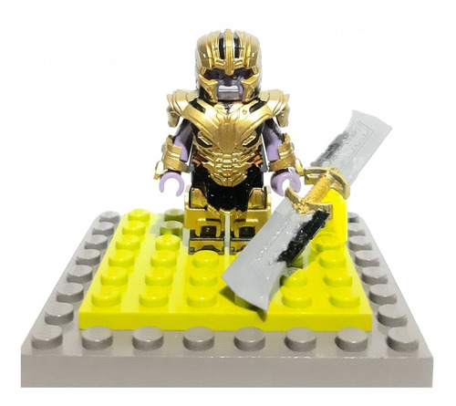 Minifigura Lego Thanos Espada Doble Marvel Avengers 