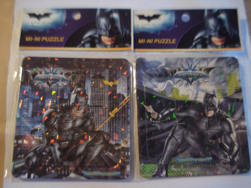 Mini Rompecabezas De 9 Piezas De Batman En Varios Modelos