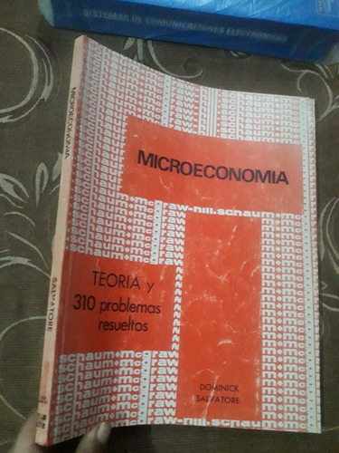 Libro Schaum Microeconomía De Dominick Salvatore 