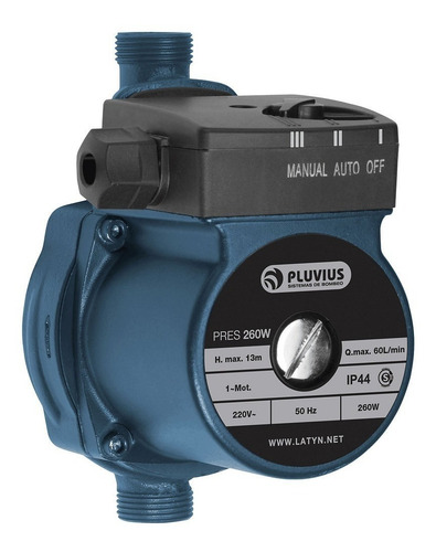 Imagen 1 de 6 de Bomba Presurizadora De Agua Pluvius Pres 100w 2 Baños Auto