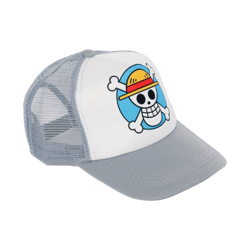 Imagem 2 de 4 de Boné One Piece Cinza Personalizado