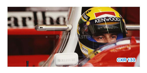 Papel De Parede Carro F1 Mclaren Mp 4/4 Senna 4m² Cxr133