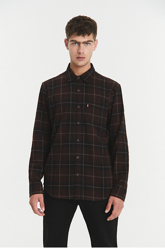 Camisa Hombre Ls One Pocket Shirt Plaid