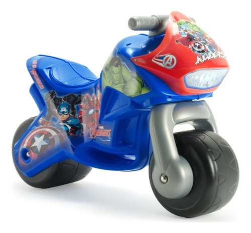 Montable Moto Corre Pasillos Twin Avengers Injusa Color Azul marino