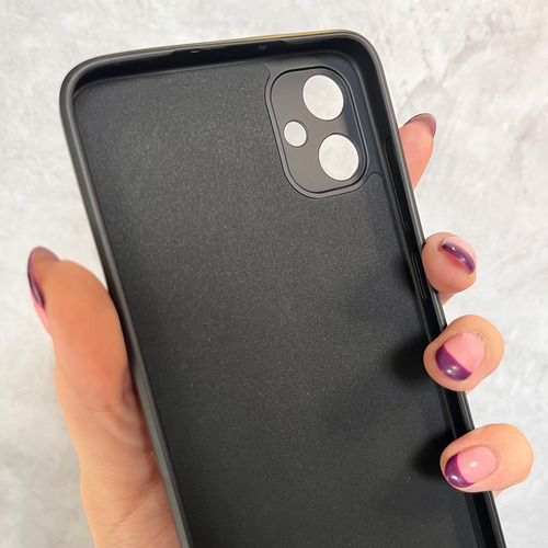 Funda Silicona Cubre Cámara Para Samsung Linea- Coolcase Negro A06