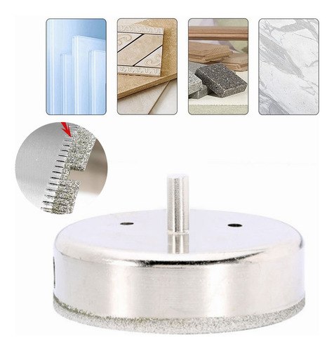 Broca Copa Diamantada 110mm Para Vidrio,azulejo,mármol