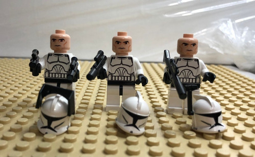 Lego Original Lote-clone Trooper-star Wars Set 8014 (Usado)