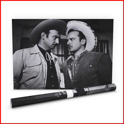 Poster Jorge Negrete Y Pedro Infante Tipos Cuidado - 45x60cm