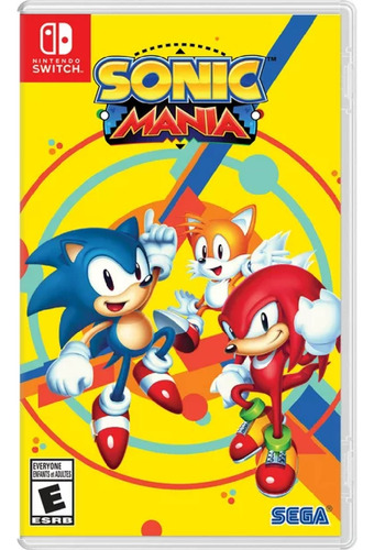 Jogo Sonic Mania Nintendo Switch Midia Fisica Sega