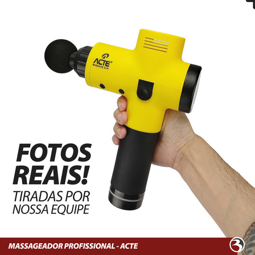 Pistola Massagem Relaxamento Muscular Profissional R16a Acte